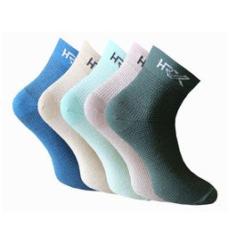 HRX by Hrithik Roshan Men Pack Of 5 Anti Microbial Assorted Ankle Length Socks-57