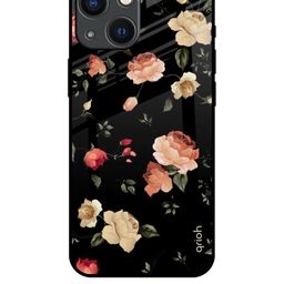 QRIOH Floral Printed iPhone 14 Plus Back Case Mobile Accessories-image-73