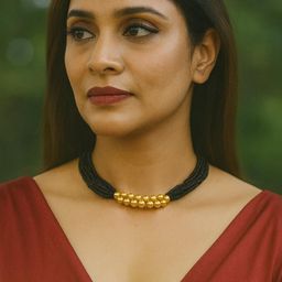 NINAMAAYRA Mani Mala Thushi Mangalsutra-image-40