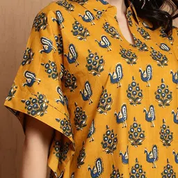 BANDIA Abstract Printed Pure Cotton Tunic & Trousers Co-ords image 3