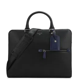 Da Milano Men Textured Leather Laptop Bag-58