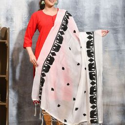swatika Ethnic Motifs Embroidered Thread Work Dupatta-52