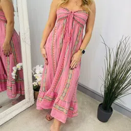 Routes by All About You Women Striped A-Line Maxi Dress-image-51