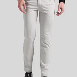 Moda Rapido Men Relaxed Slim Fit Mid-Rise Trousers-picture-23