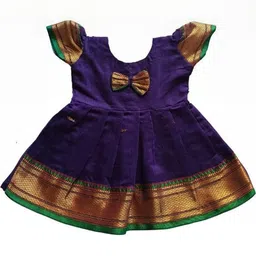 Mom and Me Blue Cotton Dresses-image-27