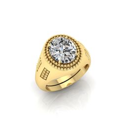 todani jems 13.25 Ratti Zircon Stone Certified Gemstone Gold Plated | Adjustable Ring With Lab Certificate-picture-14