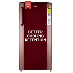 Haier 185 Litres 2 Star Direct Cool Single Door Refrigerator with Antibacterial Gasket (HED-192RS-P, Red Steel)-image-55