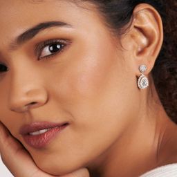 Sparkles Lab Grown Diamond 2.07 Carat Round Shape Diamond Sasha Double Halo Earrings 14K-image-82