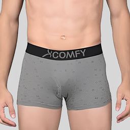 AMUL COMFY Men Pack Of 4 Printed Breathable Trunks ACM101BTRNK-MULTI-105-PO4 image 2