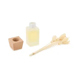 Fabindia Yellow & Beige Dried Flowers Sughandh Diffuser-image-14