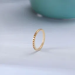 Mia by Tanishq Yellow Gold Grid Pop Ring-23