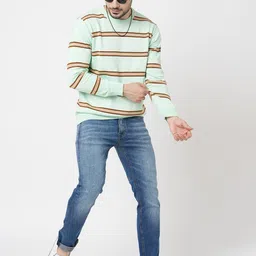 Loopers Men Striped Pullover Sweatshirt-picture-13