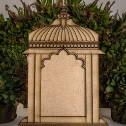 BS AMOR 4 Pcs Brown MDF Wood Art & Craft For Hanging Decorations
"-18
