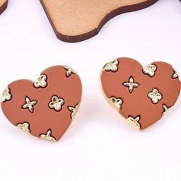 Estailo fashion Heart Shaped Studs-image-36
