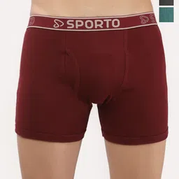 Sporto by Macho Pack Of 3 Mid Rise Short Trunks-picture-22