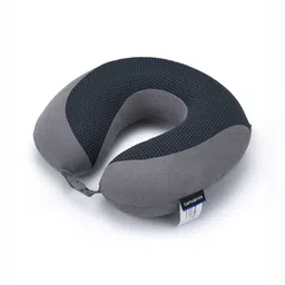 Samsonite Grey And Blue Memory Foam Lightweight Sleep Pillow-14