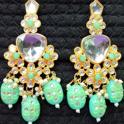 VATSALYA creation Gold-Plated Alloy Earrings-image-18