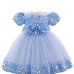 StyleCast x Revolte Embellished Applique Net Balloon Dress-image-88