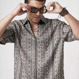 VASTRADO Men Classic Printed Casual Shirt-image-33