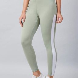KGN HUB Women Striped High-Rise Ankle Length Gym Tights-picture-17