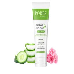 PORES Be Pure Set Of 3 Cucumber & Aloevera Face Wash - 100ml Each-28