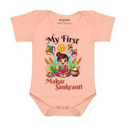 Arvesa My First Makar sankranti Printed Bodysuit-picture-25