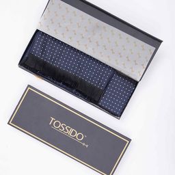 Tossido Men Reversible Stole & Pocket Square Set-image-50