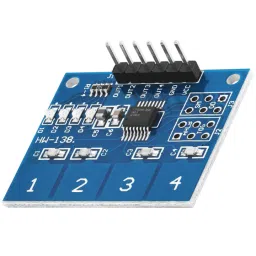 TTP224 4 Channel Capacitive Touch Sensor Module image 3