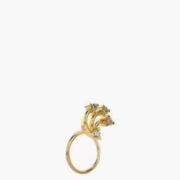 VALANOVA 18 Kt Yellow Gold Nosepin Diamond -0.06CT-image-70