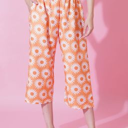 FFLIRTYGO Women Printed High Rise Lounge Pants-image-39