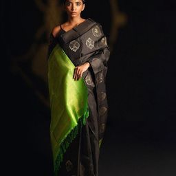 SHOP DROP Woven Design Pure Silk Zari Mysore Silk Saree-image-81