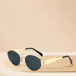 LEGEND EYEWEAR Unisex Round Sunglasses with UV Protected Lens SGLHC33HWEMXNS8H-image-69