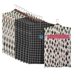 Kuber Industries Black Set of 6 Regular Multi-Utility Organisers-5