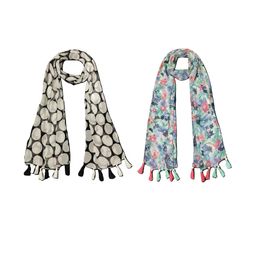 StoleVilla Floral Chiffon Stoles-image-26
