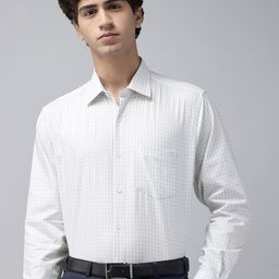 Van Heusen Custom Fit Micro Checked Formal Shirt-picture-7