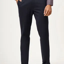 JB STUDIO Men Mid-Rise Slim Fit Formal Trousers-image-89