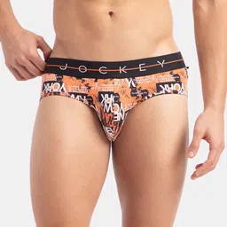 Jockey Super Combed Cotton Elastane Stretch Printed Brief with Ultrasoft Waistband - NY01-picture-5