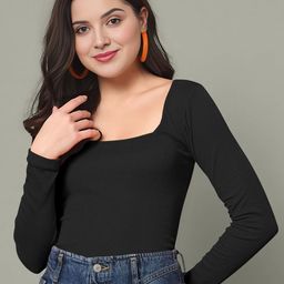 Dream Beauty Fashion Shakira Ribbed Fitted Top-image-48