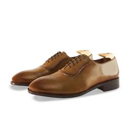 Whitemuds Men Leather Lace Up Formal Oxfords-picture-25