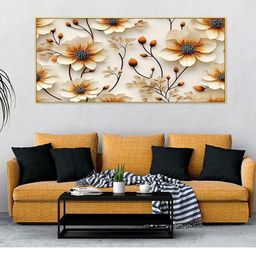DEKORSTATION Gold Canvas Wall Art-image-1