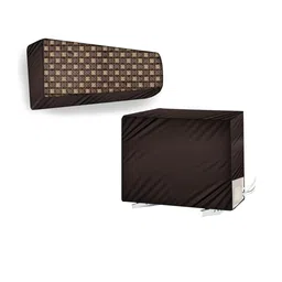 The Furnishing Tree Split AC Cover Set of Indoor and Outdoor Unit Used for 1.5 Ton Amazon Basics PB-image-78