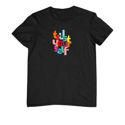 TeeSlix Unisex Black Tshirts-image-71