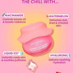 DOT & KEY Watermelon Cooling Icy Gel Moisturizer With Hyaluronic - 60 ml image 2