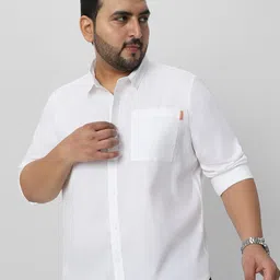Urbano Plus Men Opaque Casual Shirt-image-90