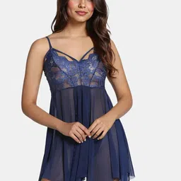 Zivame Baby Doll with Asymmetric-image-2