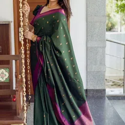 Kedar Fab Woven Design Zari Kanjeevaram Saree-image-74