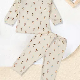 MeeMee Girls Printed Long Sleeves T-shirt With Leggings-image-59