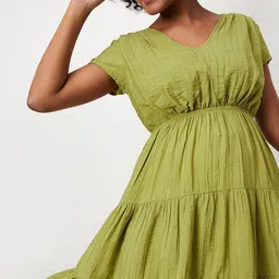 max Maternity Fit & Flare Dress-image-27