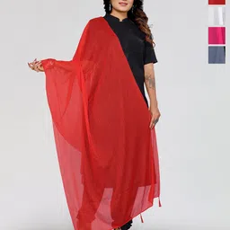 Moda Rapido Selection of 4 Striped Woven Design Dupatta-picture-11