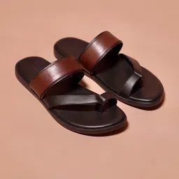 dmodot Men Slip-On Leather Slip-On Regular Sandals-image-58